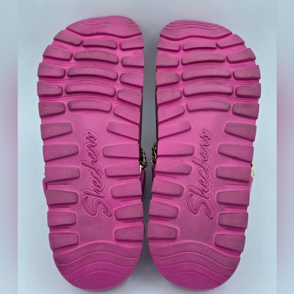 Skechers x Snoop Dogg Pink Rolling N Gold Arch Fit Footsteps Clogs Size 10 - Picture 13 of 16